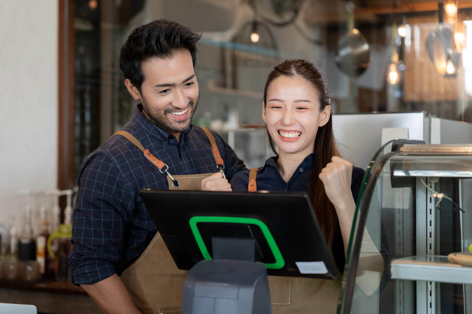 Point of Sale system in a restaurant