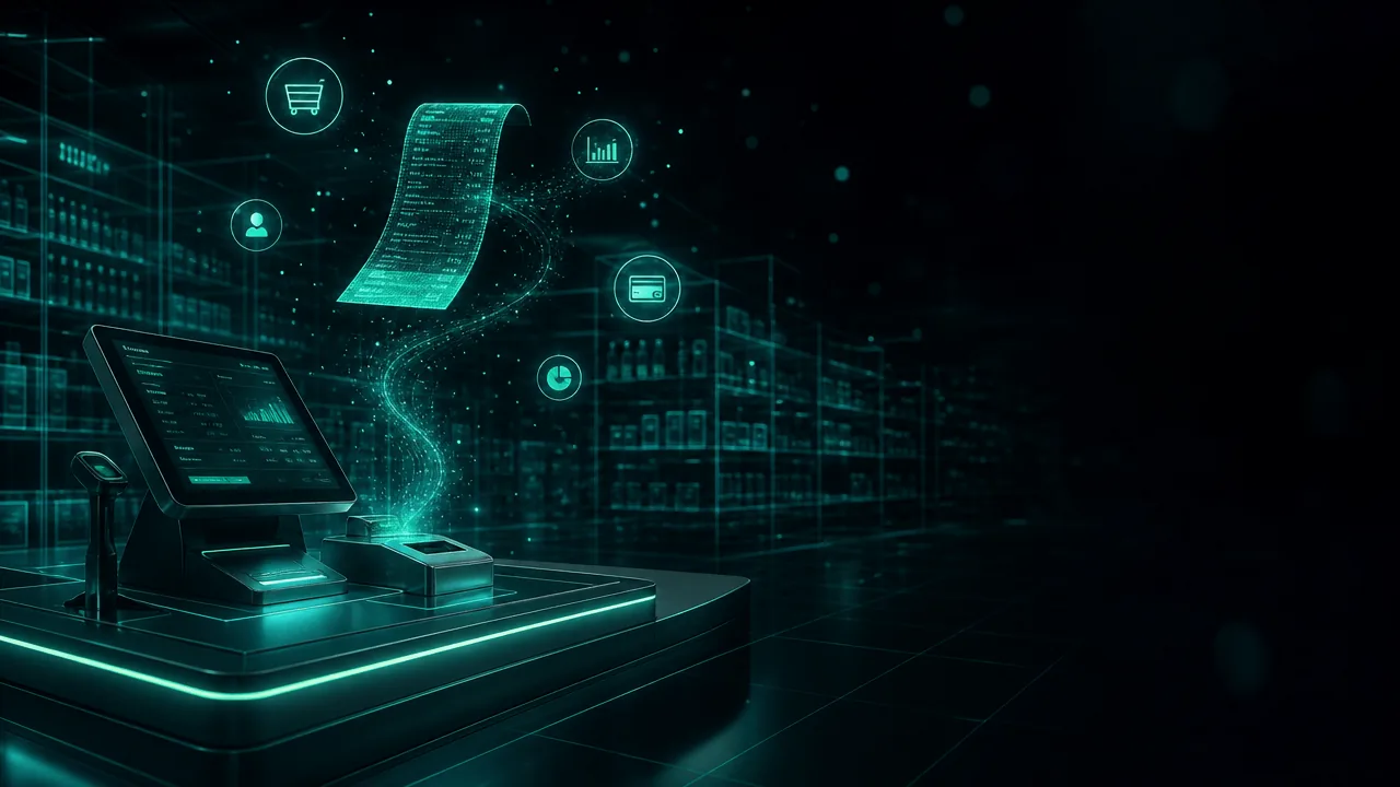 Point of sale with live transaction data